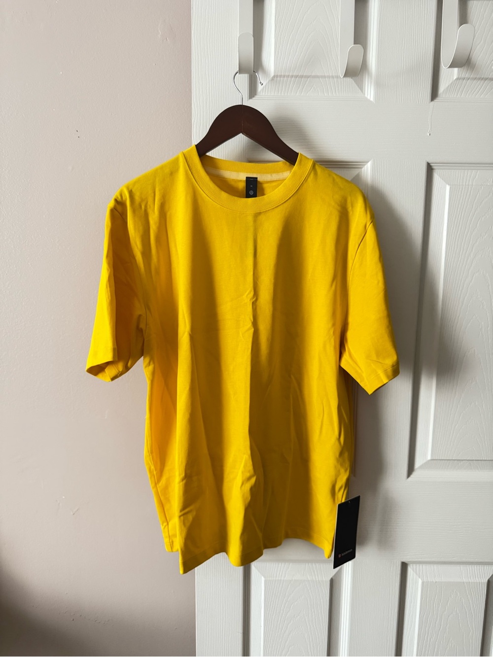 NWT Lululemon Heavyweight Cotton Jersey T-Shirt  Short Sleeve Yellow Men’s M